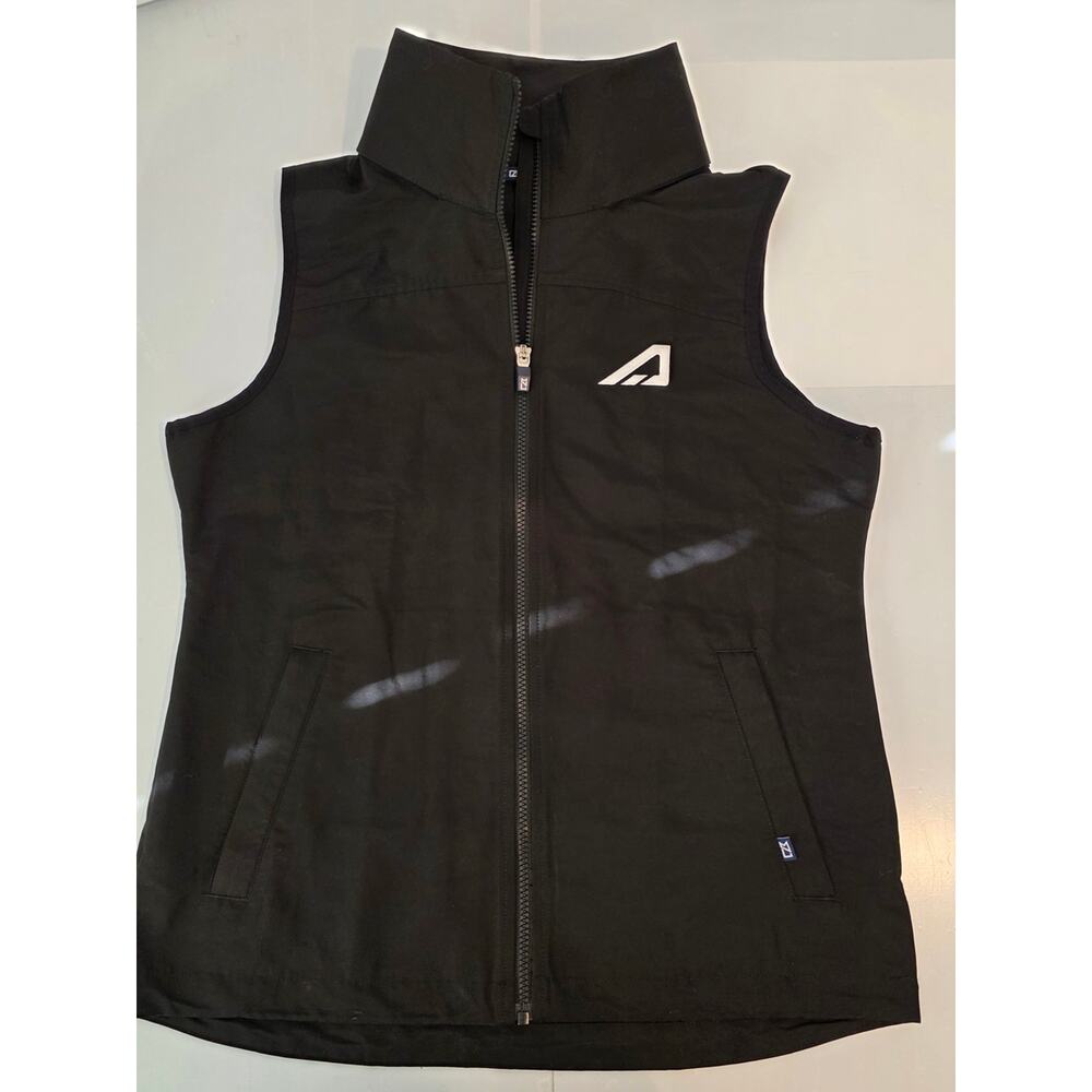 Cutter & Buck Black‎ Sleeveless Zip-Up Vest